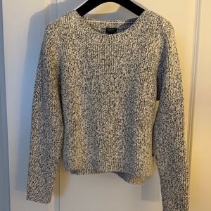 Roots Women's Black and White Knit Sweater